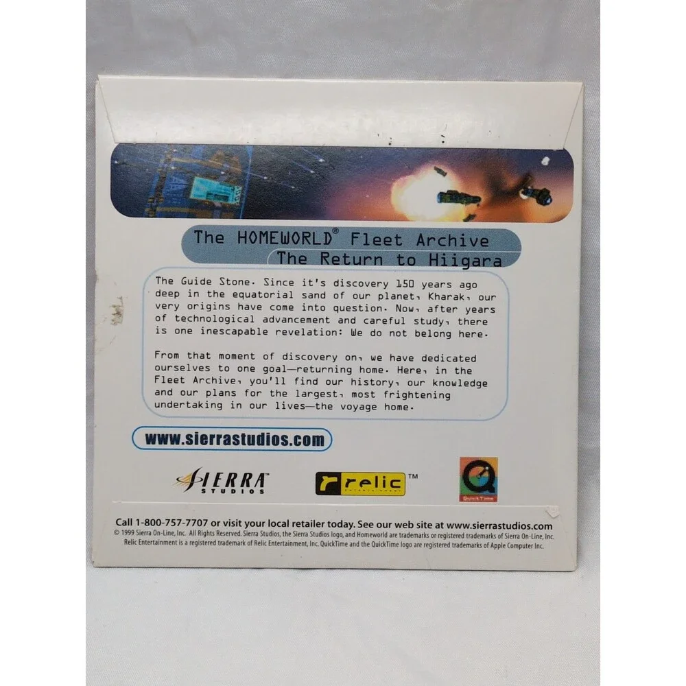 Homeworld Fleet Archive Sierra Studios PC Video Game